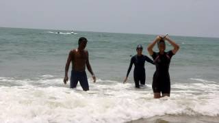 St Mary island to Malpe sea swim - Ankita G Dhanya