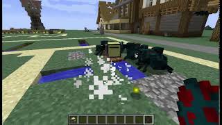 ComputerCraft - Attack Turtle with Sand/Water Barrier (No GPS) (Random Movement)