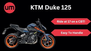 KTM Duke 125 - Ride at 17 on a CBT! - Walk Around