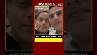 Cong Netas Turns Detention Into Picnic; Spotted Clicking Selfies & Scrolling Through Phone| Watch
