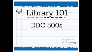 Library 101: DDC 500