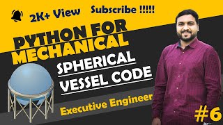 Python for mechanical basic-6 | Python for mechanical engineer | Python Basic Tutorial
