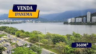 IPANEMA FRONTAL LAGOA I VISTA PANORÂMICA DESLUMBRANTE PLANTA INCRÍVEL 360M2 I OPÇÃO DE ATÉ 5 SUÍTES