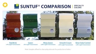 SUNTUF®: Specialty Colors for Corrugated Roofing Panels