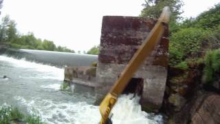 Bowfishing with the GoPro (Head Mount) AMS retriever Carp killing Slow Motion Archery