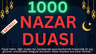 Nazardan Korunmak ve Huzur ve Şifa İçin 1000 Kere Kalem Suresi 51-52 Zikri