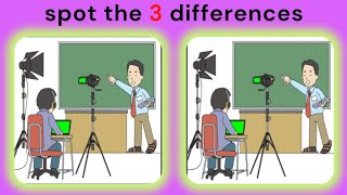 find the 3 difference |No171