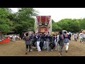 令和5年 志筑八幡神社春祭り 宮出 天神　西谷