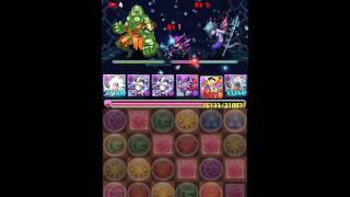 パズドラ神々の王　究極闇メタ（ハク２体編成）