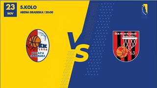 KK Kozara vs ŽKK Mladi Krajišnik - 5.kolo - KSBIH - 2024/2025