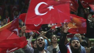 Turkey's President Erdogan holds election rally in Sarajevo