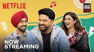 Welcome Chamkila’s Cast | Diljit, Parineeti, Imtiaz | The Great Indian Kapil Show | Netflix
