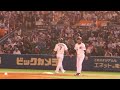 10 千葉ロッテマリーンズ 最終戦 西岡剛 第1打席＠マリンスタジアム10.1