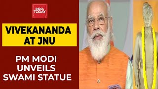 PM Modi Unveils Vivekananda Statue At JNU, Says India's Self-reliance Is For Global Benefit