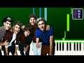 One Direction - Night Changes (Piano Tutorial Easy)