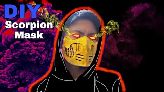How to make (Easy) Scorpion Mask From Mortal Kombat