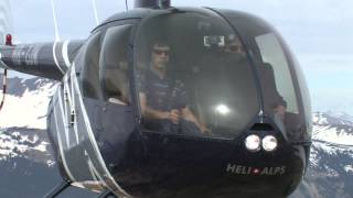 Mountain training with R44 Raven II HB-ZJW in Switzerland