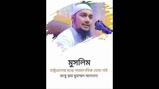 ফিলিস্তিন ইস্যু নিয়ে কিছু কথা _ আবু ত্বহা মুহাম্মদ আদনান _Youtube_Shorts for_you