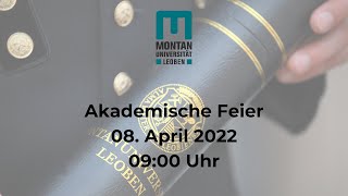 Akademische Feier vom 8. April 2022 um 09:00 Uhr