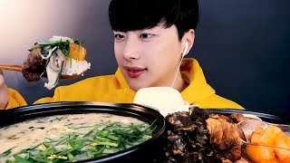 뜨끈한 순대국밥 찹쌀순대에 족발까지 리얼사운드 먹방ASMR🍚MUKBANG KOREAN FOOD SUNDAE GUKBAP EATING SODUNS SHOW 韓食 한식먹방