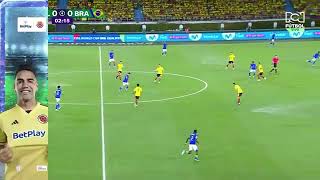 Colombia vs Brasil eliminatorias sudamericanas 2026 juego completo