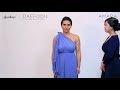 daffodil amara one shoulder convertible chiffon dress style tutorial henkaa