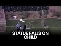 Concrete statues falls, crushes young boy | West Coast Wrap