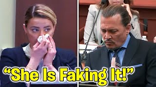 Amber Heard Caught POSING For A Picture DURING TESTIMONY!