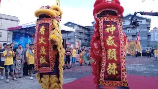 107羅東嘉興宮嘉興團恭祝田都元帥聖誕暨三載圓香遶境【宜蘭洪興龍獅團-醒獅團】