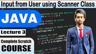 #3 - Take User Input - Learn Java from Scratch (Urdu/Hindi) - IT World by Faizan RajpoOt