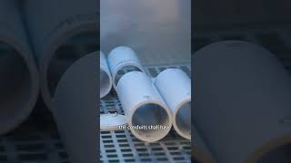 Ledes Schedule 40 PVC Conduit Sunlight Resistance Performance Review #short #conduit #pvcconduit