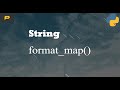 Python String - format_map()