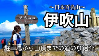 【伊吹山】日帰りで登れる日本百名山　登山ガイド【登山初心者】