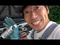 ae86 ラジエターを磨きまたけど・・・・polishing the radiator.