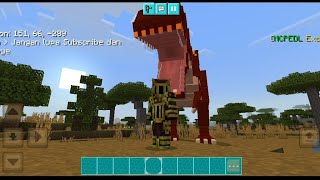 Bocil Review Addon Dinosaurus Arkcraft Versi 5.2 #minecraft KW #indonesia