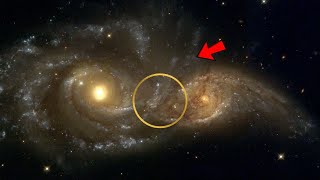 பயங்கரமாக மோதும் GALAXY கண்டுபிடித்த Nasa HUBBLE