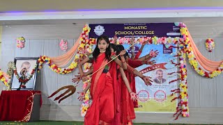 Aigiri Nandini Performance By Students Of Monastic School | 37th Annual Day