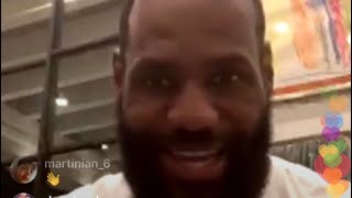 DAMION LILLARD SAYS HES GOING TO THE LAKERS ON INSTAGRAM LIVE!!! (Lebron confirms)
