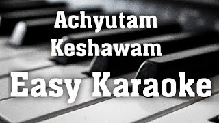 Achyutam Keshavam| अच्युतम केशवम् | Easy karaoke
