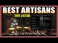 Best Workshop Artisans! (what to accept) Summer Festival & Prepare for Gond Event! - Neverwinter