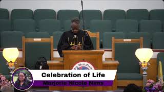 The Celebration of Life for Marjorie Nicole Nims