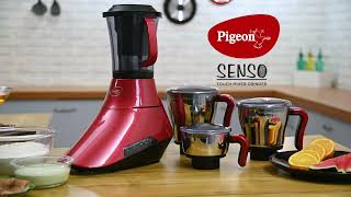 Pigeon - Senso 1000 W Mixer Grinder - Feather touch control