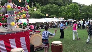 2018鳴神流 雷神太鼓 グリーンタウン納涼祭(どらえもん音頭)