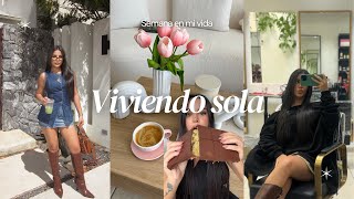 SEMANA EN MI VIDA VIVIENDO SOLA | haciendo chocolate de dubai \u0026 me corto el pelo