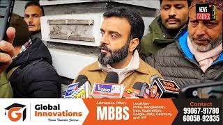 MP Srinagar Aga Syed Ruhullah Mehdi speaks on Ongoing Protest over Reservation Policy