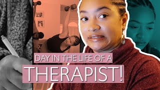 Day In The Life of a Therapist | In-Person Clients, Treatment Plans, A Busy Day!