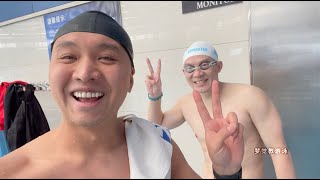 【游泳比赛vlog】3月26号，一下午比了三项！我不累！扶我起来！我还能吃！