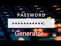 Make a random password generator in Python!