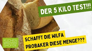 Wilfa ProBaker im Härtetest - 5 kg Teig! Schafft Sie das??