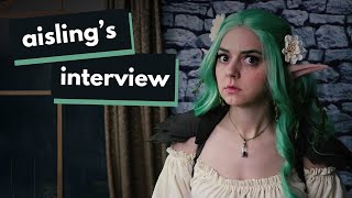 Aisling's Job Interview: Roleplaying as my D\u0026D character